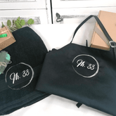 Gift set Apron and towel with logo embroidery